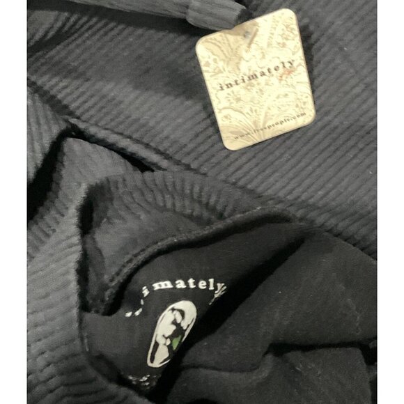Free People x Intimately XYZ Recycled Turtleneck Bodysuit In Black XS Small Top - Picture 10 of 12